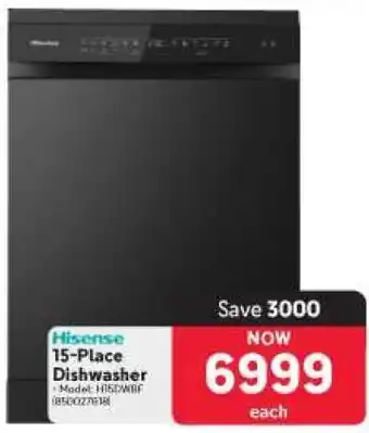 Makro Hisense 15-Place Dishwasher offer