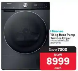 Makro Hisense 10 kg Heat Pump Tumble Dryer offer