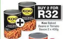 Checkers Koo Baked Beans in Tomato Sauce offer