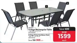 Makro Onyx Rectangular Table offer