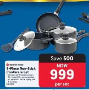 Makro Bennett Read 8 Piece Non Stick Cookware Set offer