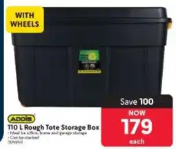Makro ADDIS 110 L Rough Tote Storage Box offer