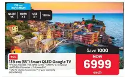 Makro 139 cm (55”) Smart QLED Google TV offer