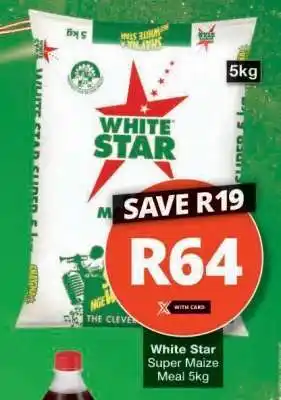 Checkers White Star Super Maize Meal 5kg offer