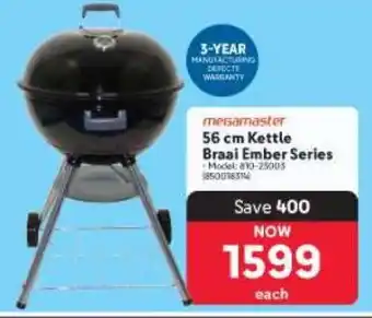 Makro 56 cm Kettle Braai Ember Series offer