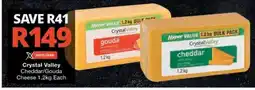 Checkers Crystal Valley Cheddar/Gouda Cheese offer