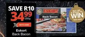 Checkers Eskort Back Bacon offer