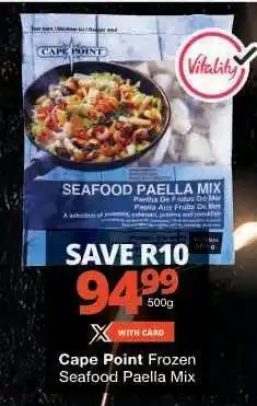 Checkers Cape Point Frozen Seafood Paella Mix offer