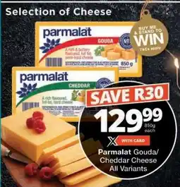 Checkers PARMALAT GOUDA/CHEDDAR CHEESE offer