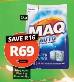 Checkers Maq Auto Washing Powder 2kg offer