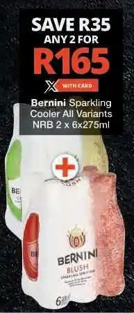 Checkers Bernini Sparkling Cooler offer