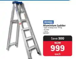 Makro MUNDO Aluminium Ladder offer
