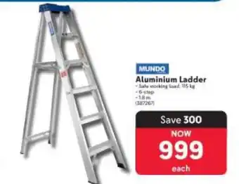 Makro MUNDO Aluminium Ladder offer