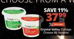 Checkers Crystal Valley Cottage Cheese All Variants offer