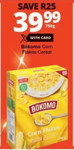 Checkers Bokomo Corn Flakes Cereal offer