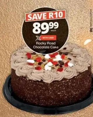 Checkers Rocky Road Chocolate Cake offer