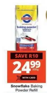 Checkers SNOWFLAKE BAKING POWDER REFILL offer