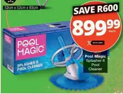 Checkers Pool Magic Splasher II Pool Cleaner offer