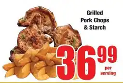 Boxer Grilled Pork Chops & Starch offer