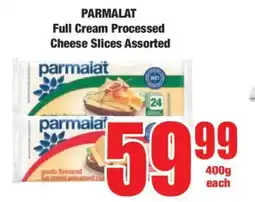 Boxer PARMALAT Full Cream Processed Cheese Slices Assorted offer