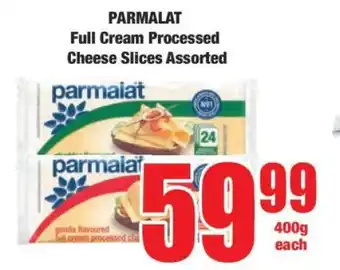 Boxer PARMALAT Full Cream Processed Cheese Slices Assorted offer
