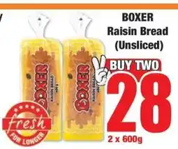 Boxer BOXER Raisin Bread (Unsliced) offer