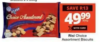 Checkers Risi Choice Assortment Biscuits offer