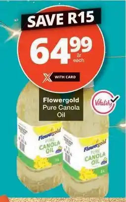 Checkers Flowergold Pure Canola Oil offer