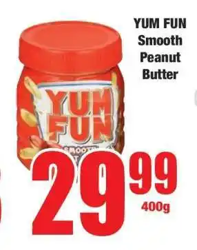 Boxer YUM FUN Smooth Peanut Butter offer