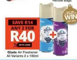 Checkers Glade Air Freshener offer