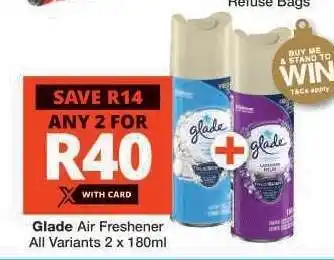 Checkers Glade Air Freshener offer