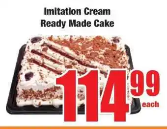 Boxer Imitation Cream Ready Made Cake offer