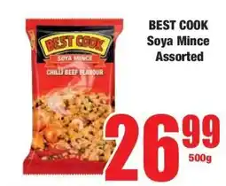 Boxer BEST COOK Soya Mince Assorted offer