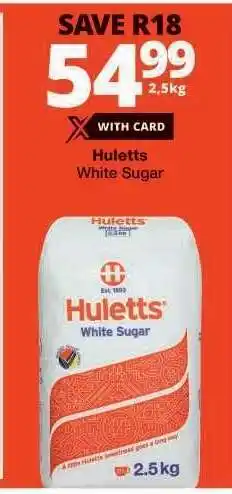 Checkers Huletts White Sugar offer