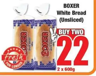 Boxer BOXER White Bread (Unsliced) offer