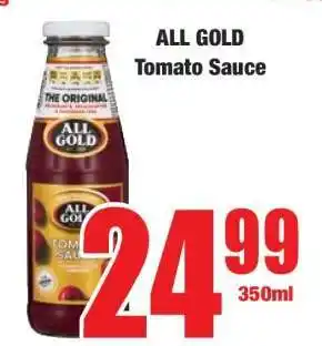 Boxer ALL GOLD Tomato Sauce offer