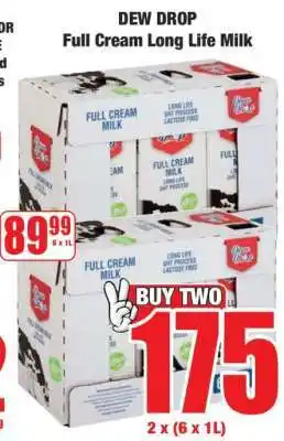 Boxer DEW DROP Full Cream Long Life Milk offer