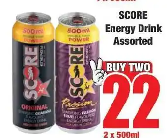 Boxer SCORE Energy Drink Assorted offer