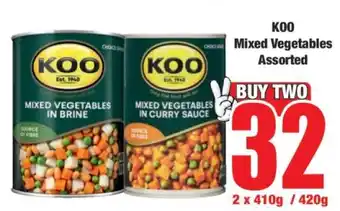 Boxer KOO Mixed Vegetables Assorted offer