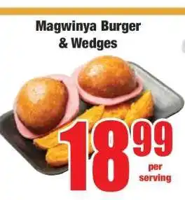 Boxer Magwinya Burger & Wedges offer