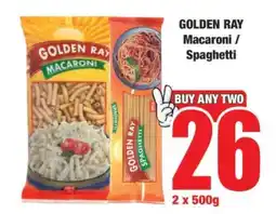Boxer GOLDEN RAY Macaroni / Spaghetti offer