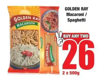 Boxer GOLDEN RAY Macaroni / Spaghetti offer
