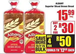 Boxer Albany Superior Sliced Brown Bread offer