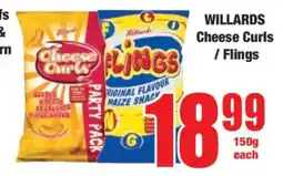 Boxer WILLARDS CHEESE CURLS/FLINGS offer