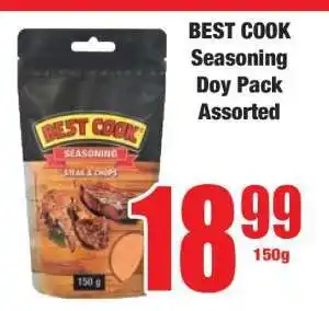 Boxer BEST COOK Seasoning Doy Pack Assorted offer