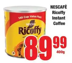 Boxer NESCAFÉ Ricoffy Instant Coffee offer
