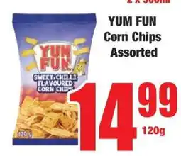 Boxer YUM FUN Corn Chips Assorted offer
