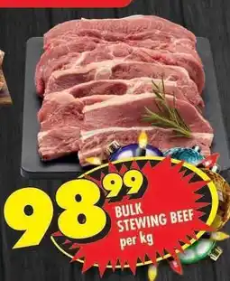 Shoprite BULK STEWING BEEF offer