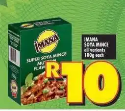 Shoprite IMANA SOYA MINCE offer