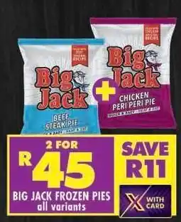 Shoprite Big Jack Frozen Pies offer